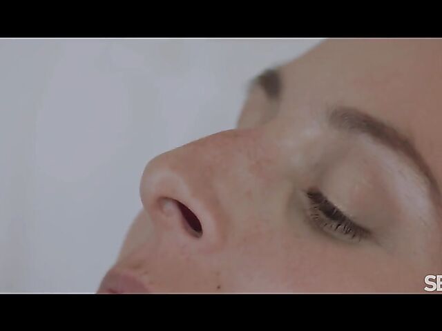 Lesbian blindfold play with Antonia Sainz and Emily Mayers