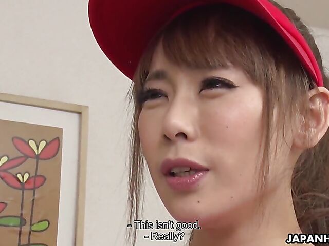 Uncensored Japanese sex with sweet tennis girl Ann Takase