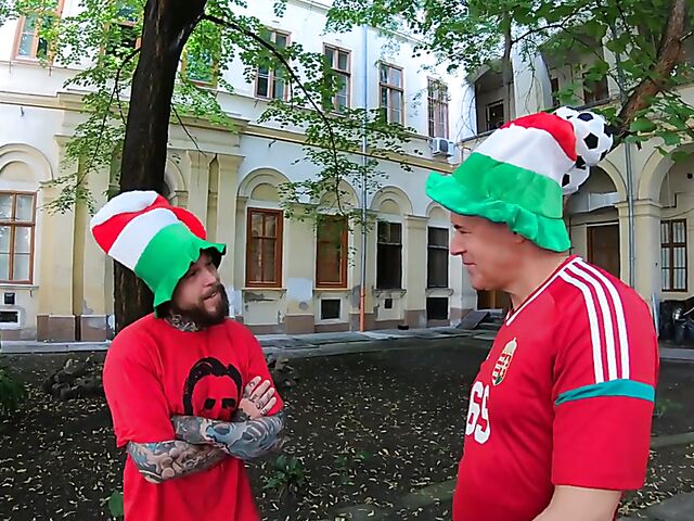 Dirty soccer fans have POV sex with Venera Maxima