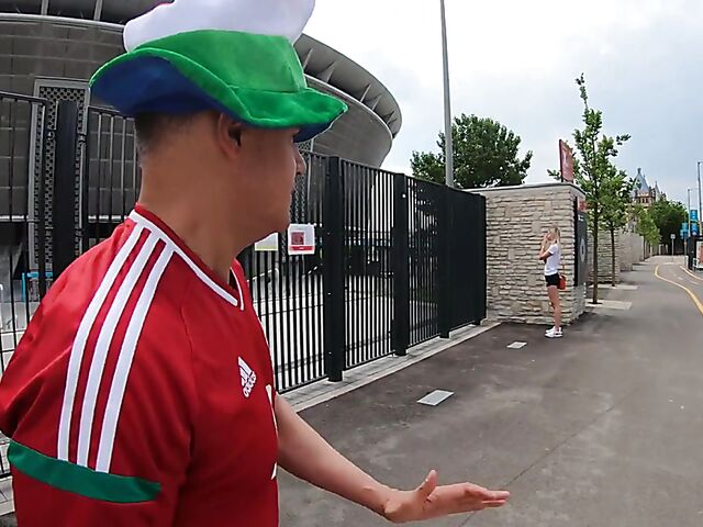 Dirty soccer fans have POV sex with Venera Maxima