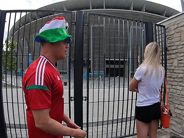 Dirty soccer fans have POV sex with Venera Maxima