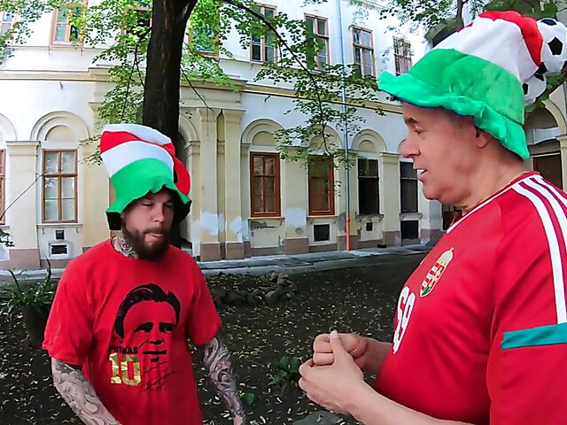 Dirty soccer fans have POV sex with Venera Maxima