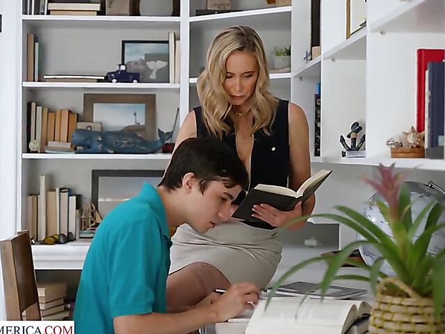 Lilly James - Big tits MILF seduces boy to get what she wants