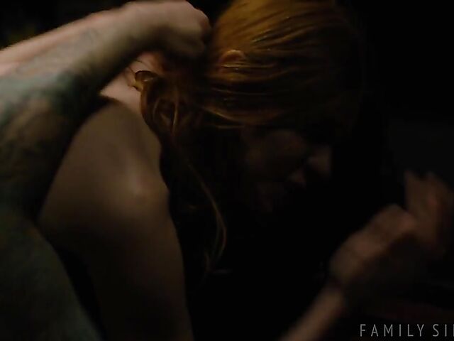 Pool table fuck in the dark with slim redhead Jane Rogers