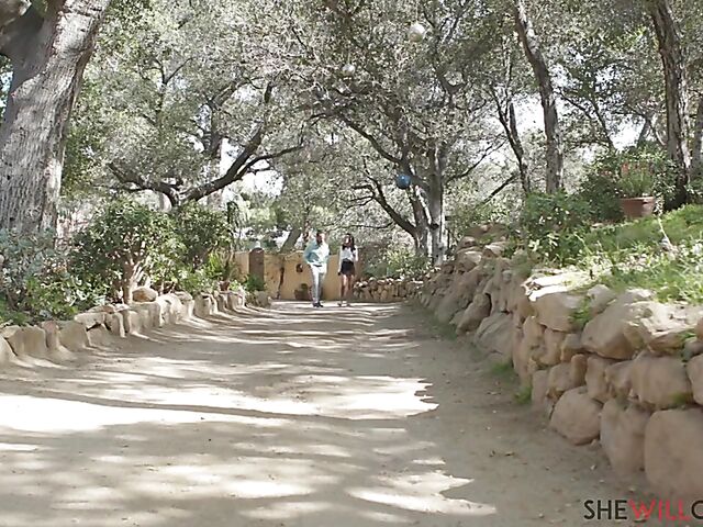 Small tits ebony Ryder Rey satisfies her desires