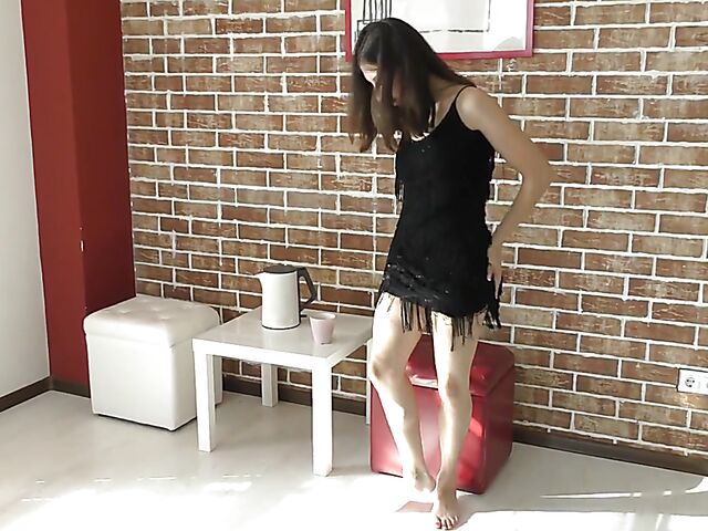 Morning coffee and humping masturbation with Danaa