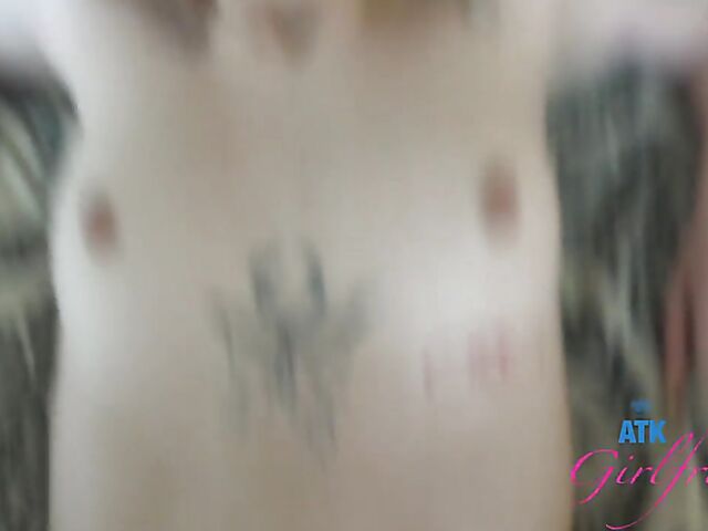 Teen with small tits POV ATK GF experience featuring Lana Smalls