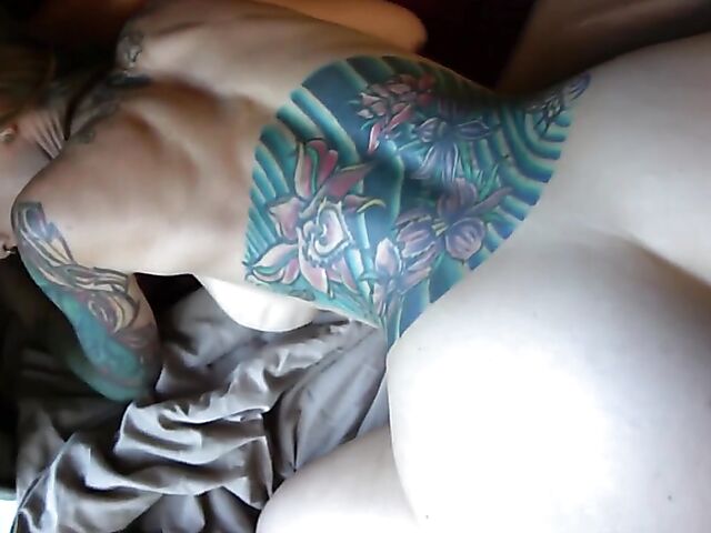 Tricia Oaks - Lovely stepmom with tattoo POV in her son's room