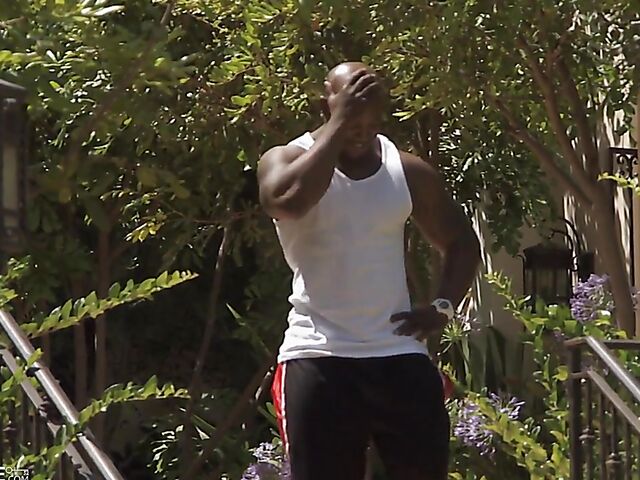 Sporty Krissy Lynn interracial pool fun with Nat Turnher