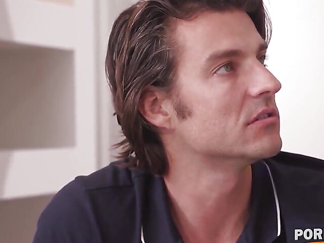 Horny redhead DP in her lingerie featuring Lauren Philips