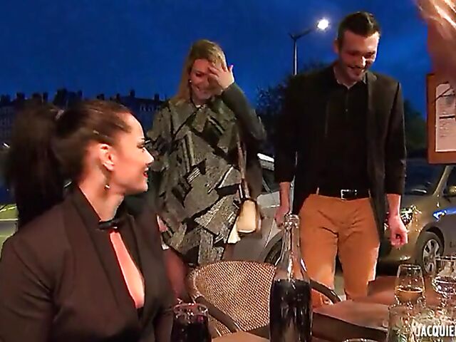 French foursome in Lyon with adventurous milfs Clelie and Emma