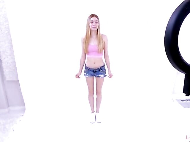 POV teen audition with naive model Jessica Marie