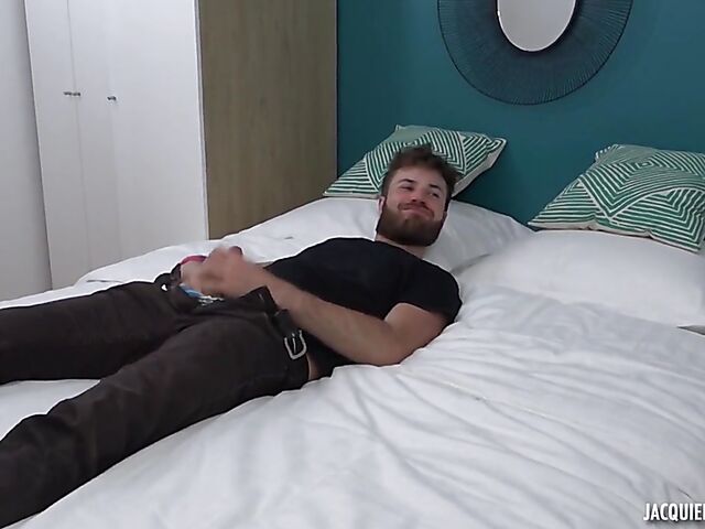 French DP in sexy stockings with easy-going Ines