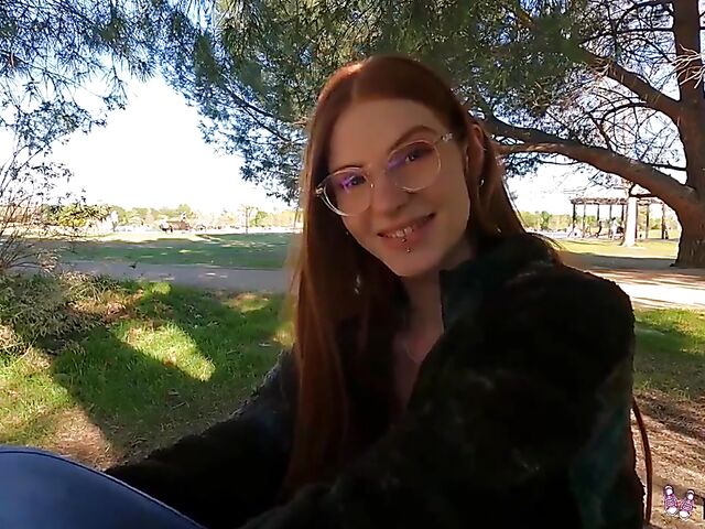 Jane Rogers is a cute redhead with pierced nipples looking for something new in bed