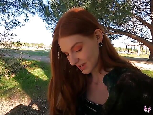 Jane Rogers is a cute redhead with pierced nipples looking for something new in bed