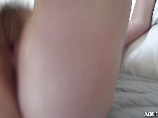 Inexperienced French hairy girl Laura learns more about sex