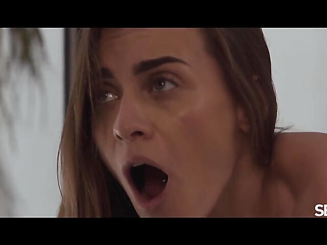 Passionate lesbian lovers Josephine Jackson and Anya Krey