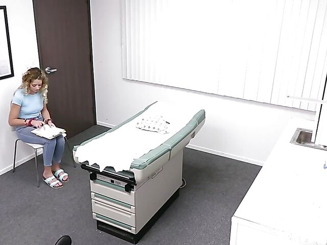 Dirty doctor pussy exam and sex with naive River Lynn