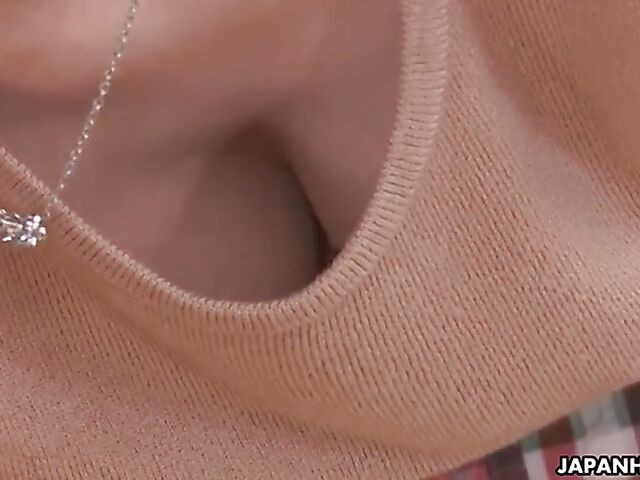 Hairy Japanese MILF Mayumi Sakanishi is very welcoming cos she wants to fuck