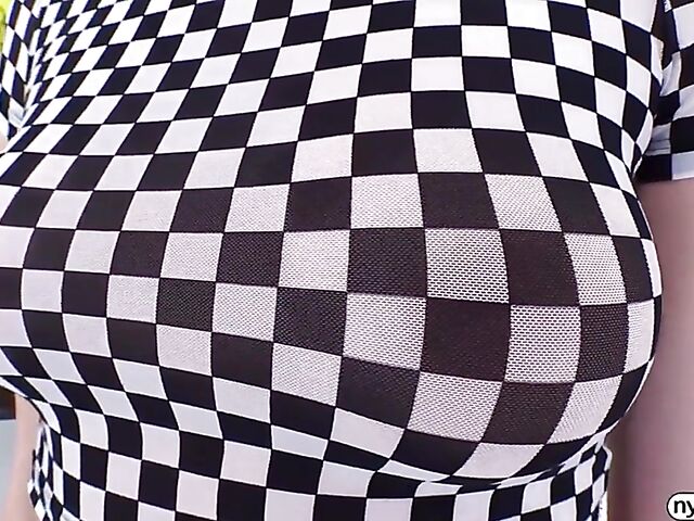 Amber Moore - Juicy ass teen babe fucked in fishnets