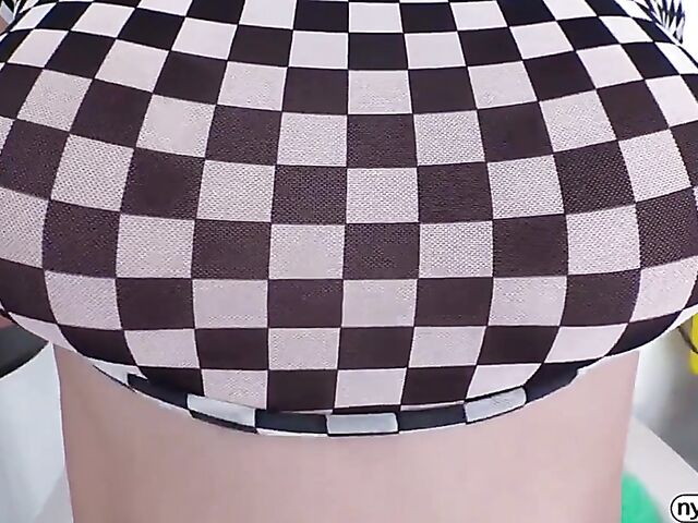 Amber Moore - Juicy ass teen babe fucked in fishnets