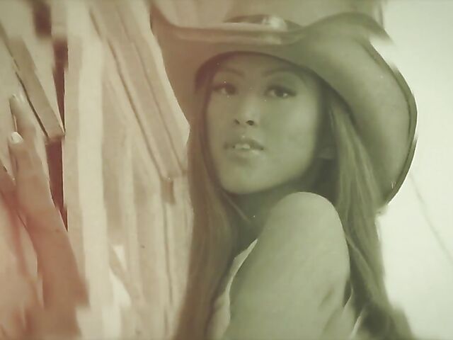 Alexia Anders - Hot asian cowgirl ride outside