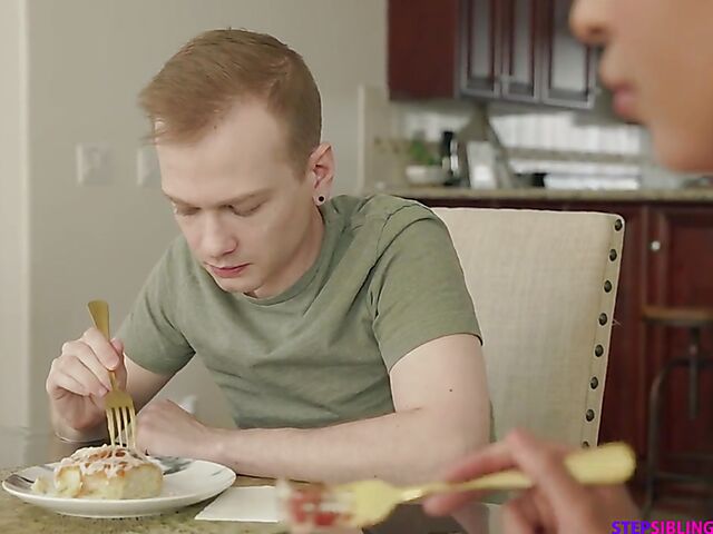 Exotic slut sister Ryder Rey wants her stepbrother Alex Jett to cum again