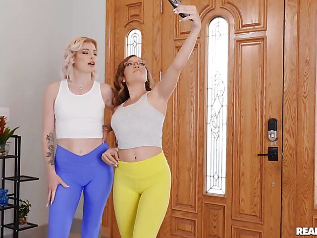 Teen FFM debauchery with Katie Kush and Hyley Winters