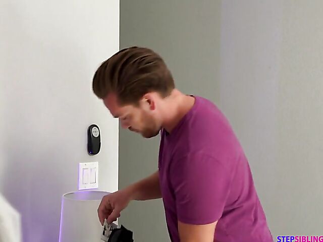 Halloween night FFM threesome with two hot young brides Jazmin Luv and Kyler Quinn