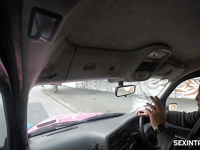 Taxi backseat fuck with hot euro girl Mia Trejsi