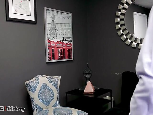 Office fuck after job interview with sexy new girl Mackenzie Mace