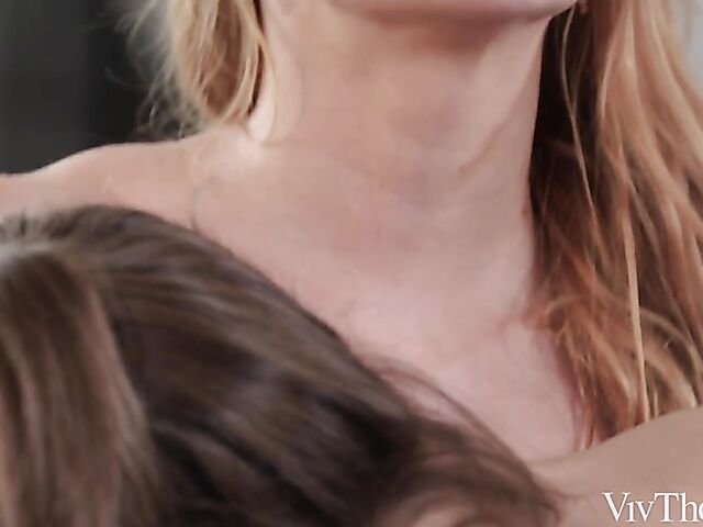 Talia Mint and Kiara Lord in erotic Viv Thomas lesbian video