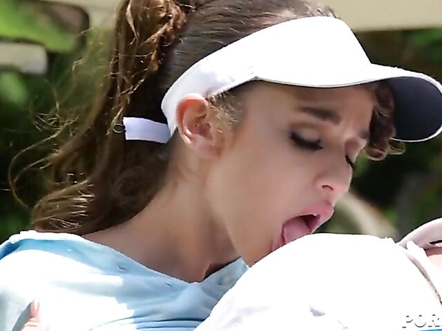 Steamy outdoor sex with hot golf girl Geisha Kyd