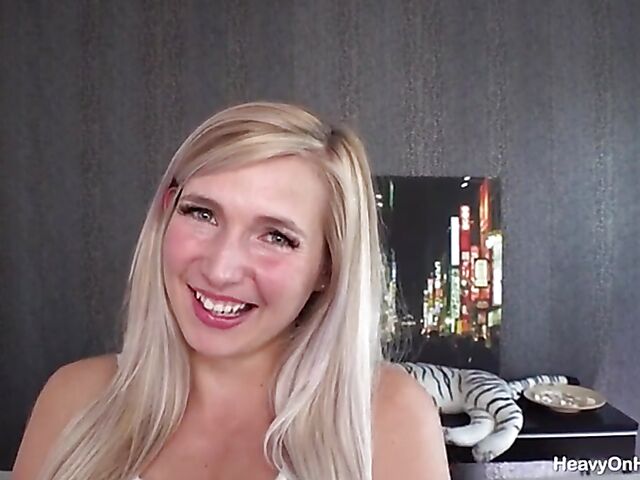 Thick ass athletic blonde Chloe Duval having anal sex with a fat guy