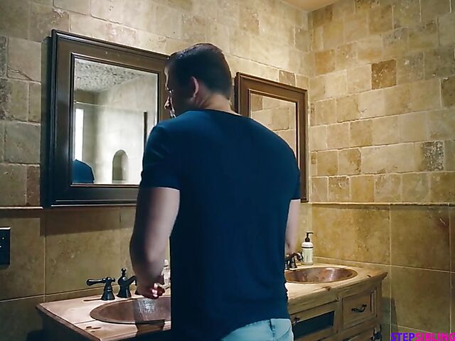 Clown fucking with flat chested teen Scarlet Skies