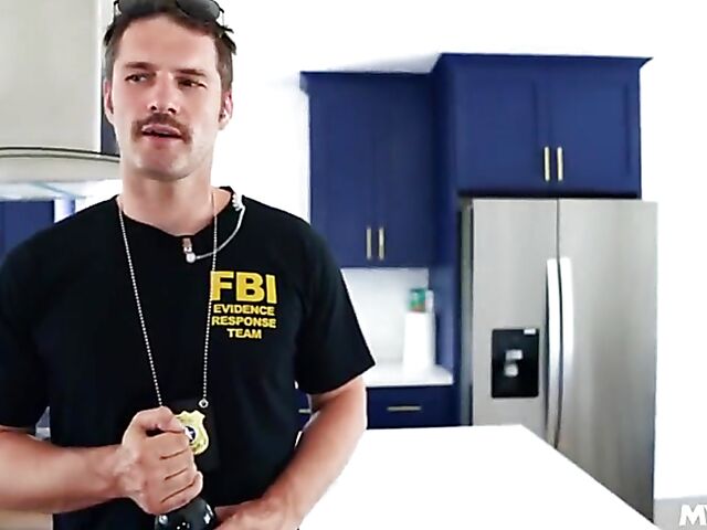 Blonde big tits MILF Savannah Bond takes advantage of a policeman