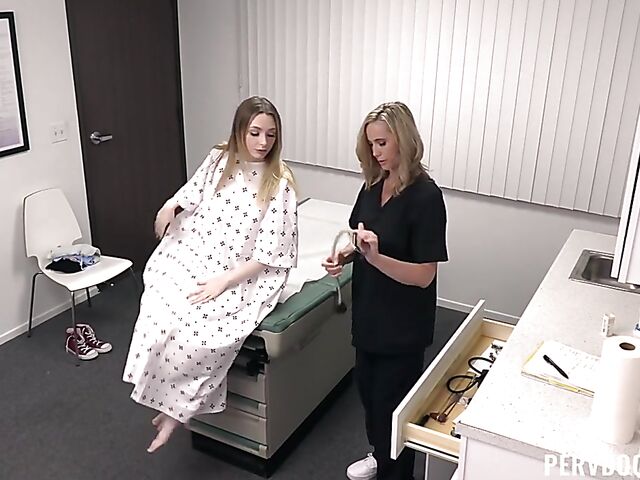 Old doctor threesome with Ailee Anne and Lilly James