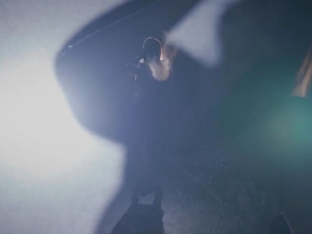 Sexy redhead Maitland Ward does a strip tease on stage