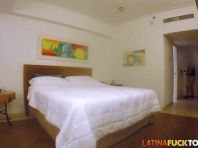 Hotel room fucking with blonde latina escort Violeta