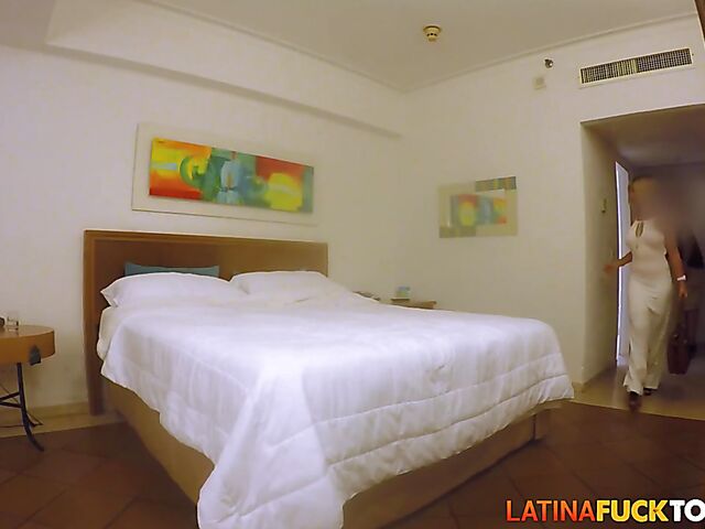 Hotel room fucking with blonde latina escort Violeta