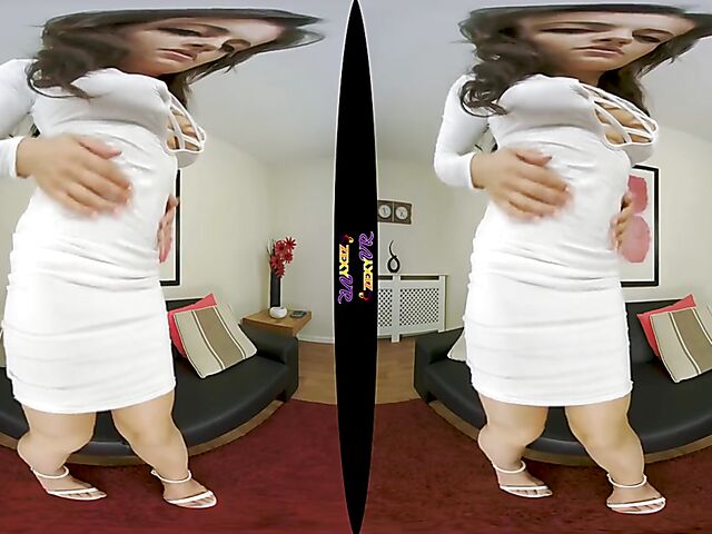 3D Virtual reality solo big tits show from Jamie Jones