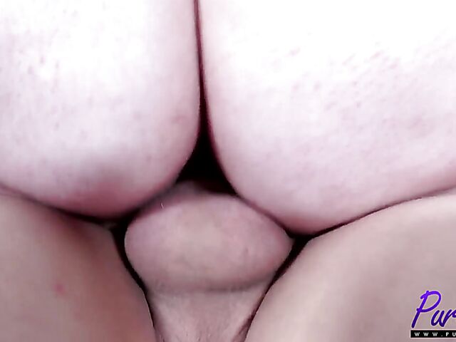 Big breasted redhead BBW Asstyn Martyn wants you to watch them fuck