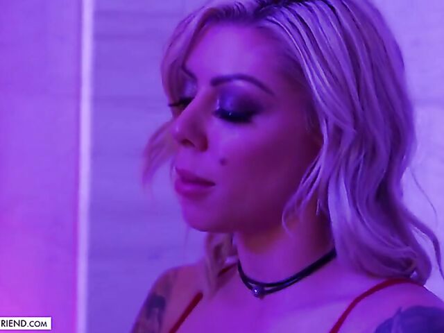 Tattooed pornstar escort Karma RX gets pounded hard