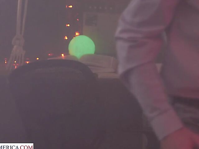 Halloween party for two with sister's big tits friend Blake Blossom