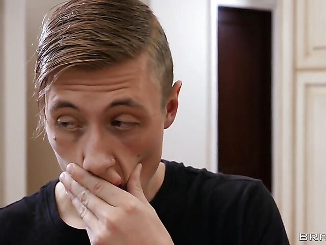 Two girls one guy cock share with bisexual Bella Rolland and Macy Meadows