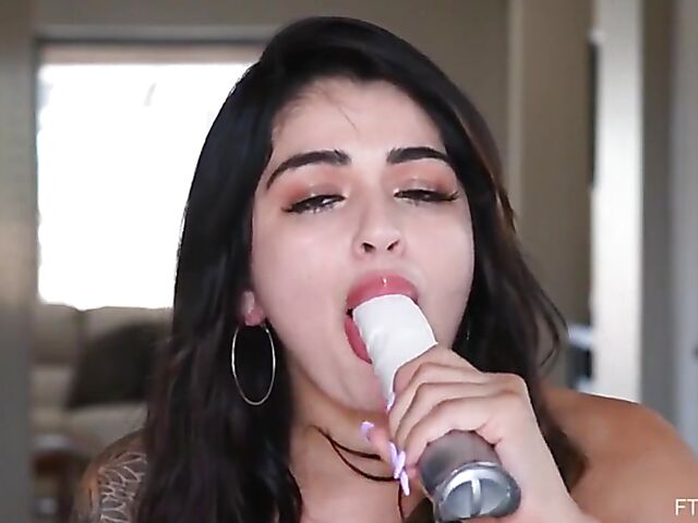 Carolina Cortez - Spicy big tits latina solo with toys