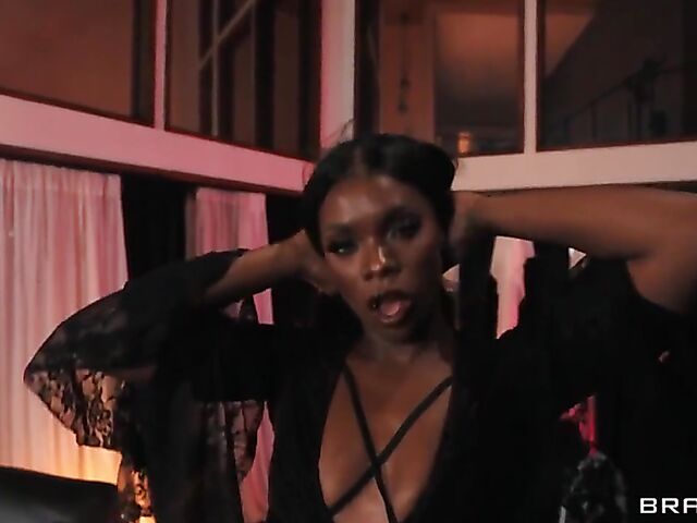 Interracial foursome on Halloween with Kali Roses and Ana Foxxx