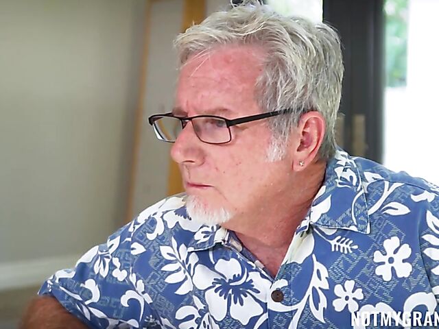 Paige Owens is curious about sucking and fucking that old cock