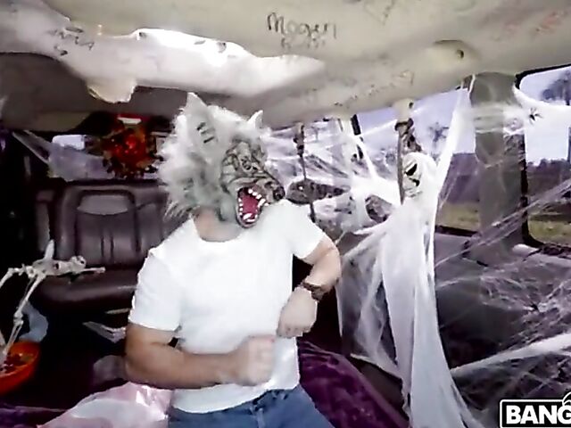 Little Red Riding Hood van fuck special on Halloween with Britt Blair