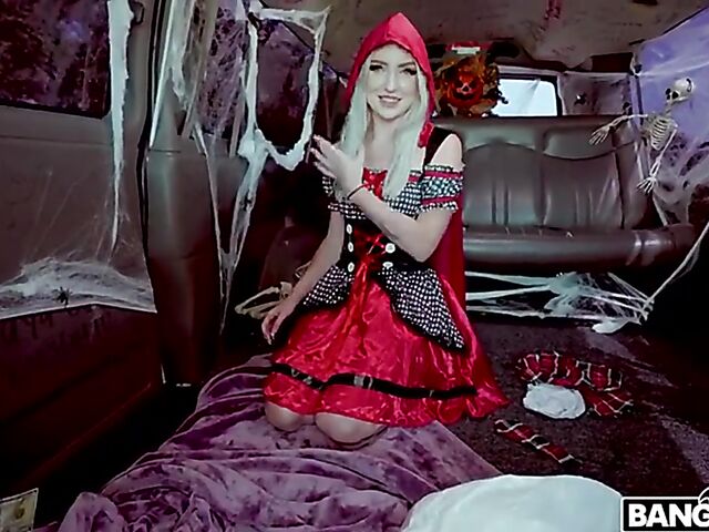 Little Red Riding Hood van fuck special on Halloween with Britt Blair